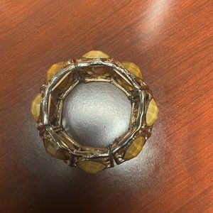 Gold bulky bracelet